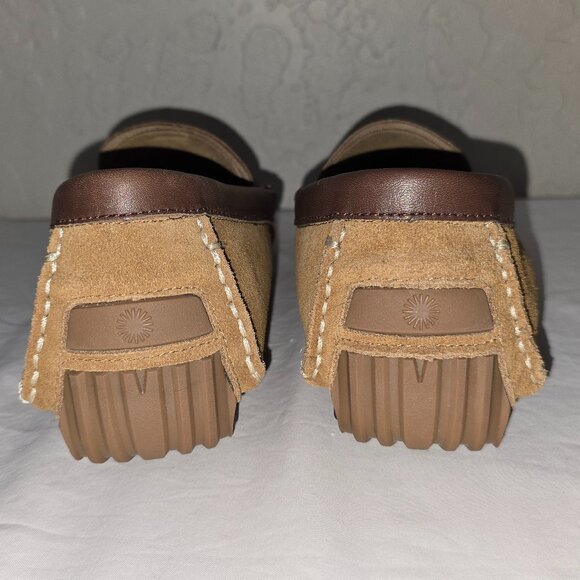 UGG Australia Bel-Air Brown Suede Venetian Driving Loafers Moccasins Men's 11 US - Picture 7 of 8